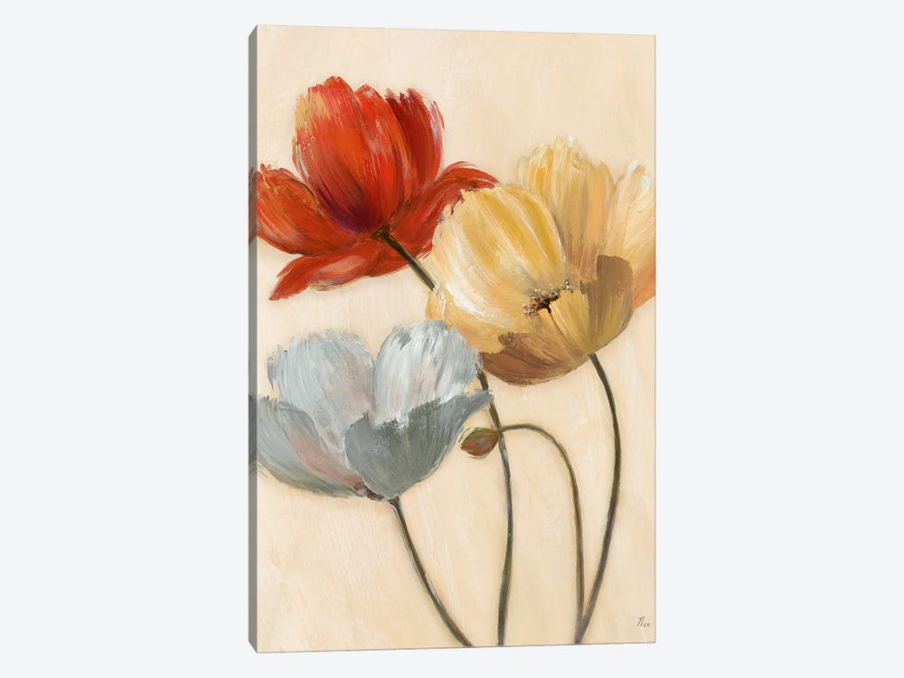 Poppy Palette II by Nan 1-piece Canvas Art Print
