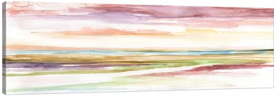 Spectrum Sunset II Canvas Art Print - Minimalist Abstract Art