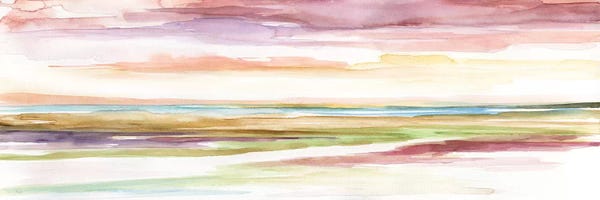 Minimalist Abstract: Spectrum Sunset II by Nan