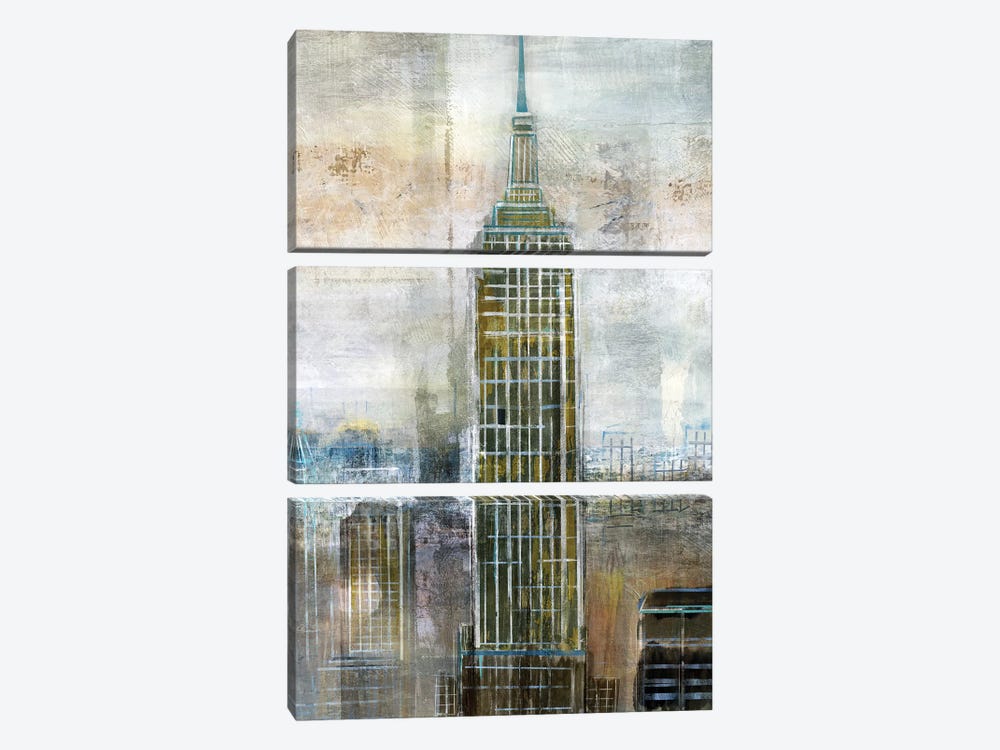 City Contrast by Nan 3-piece Canvas Print