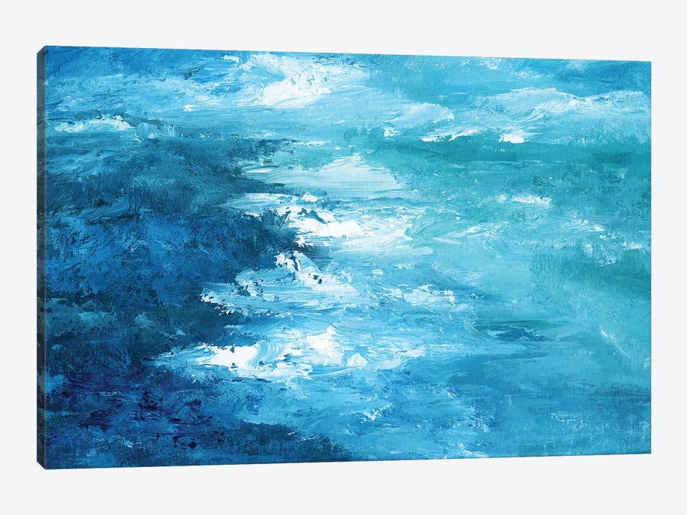 Crashing Waves I by Nan 1-piece Canvas Art