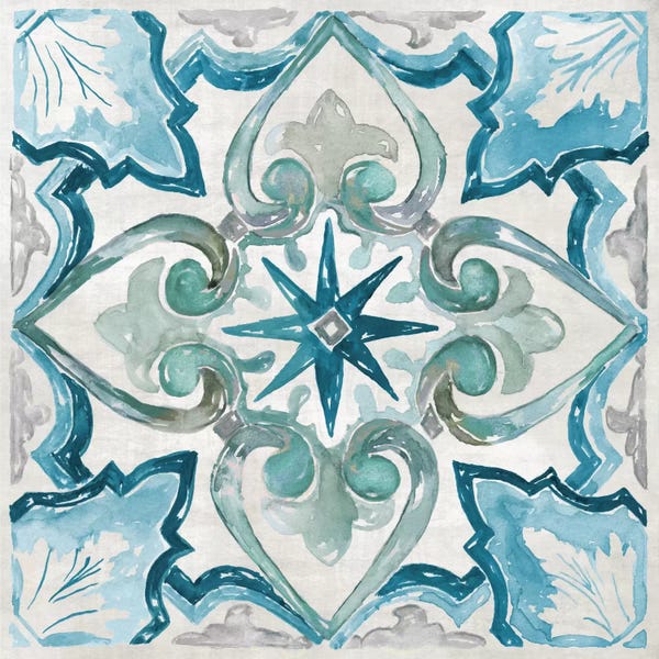 Nan: Caribbean Tile II by Nan