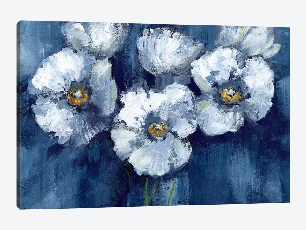 Blooming Poppies by Nan 1-piece Canvas Artwork