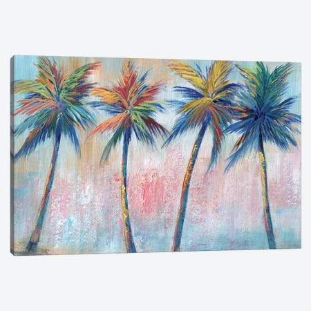 Color Pop Palms Canvas Print #NAN563} by Nan Canvas Print