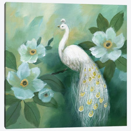 Proud Peacock Canvas Print #NAN570} by Nan Canvas Wall Art