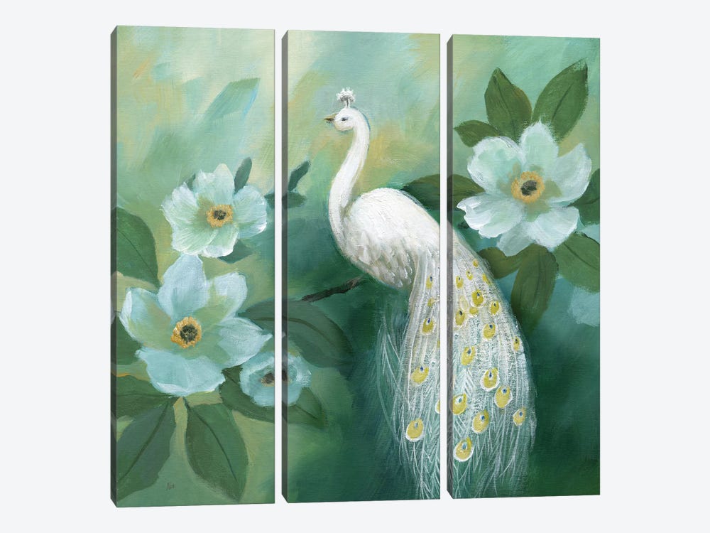Proud Peacock by Nan 3-piece Canvas Art Print