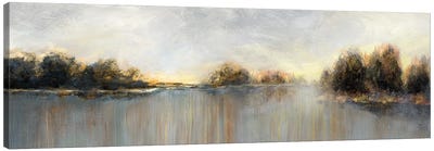 Rain At Dawn Canvas Art Print - Panoramic & Horizontal Wall Art