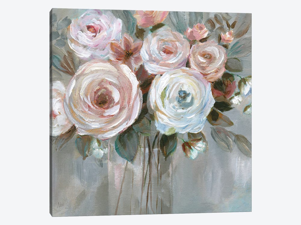 Bouquet in Blush by Nan 1-piece Art Print