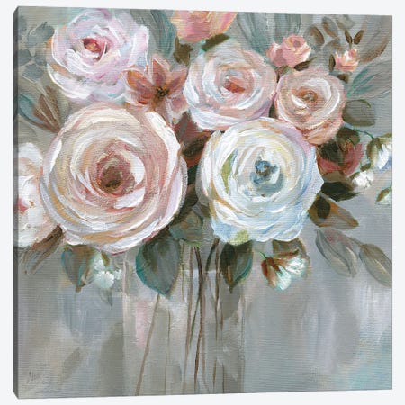 Bouquet in Blush Canvas Print #NAN594} by Nan Canvas Print