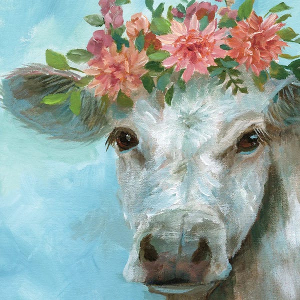 Modern Farmhouse Bedroom: Happy Bessie by Nan