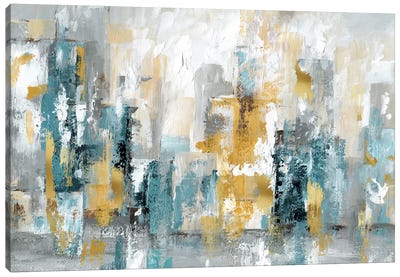 City Views II Canvas Art Print - Best Selling Abstracts