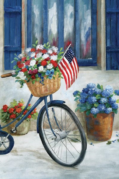 American Décor: Patriot Bike II by Nan