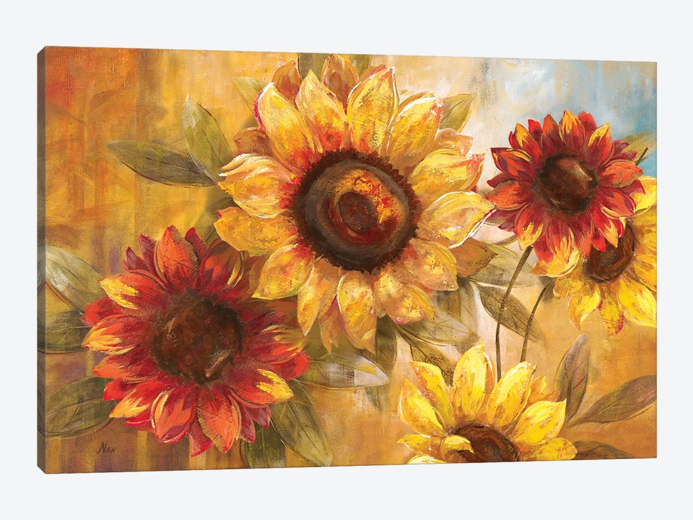 Sunflower Cheer by Nan 1-piece Canvas Art