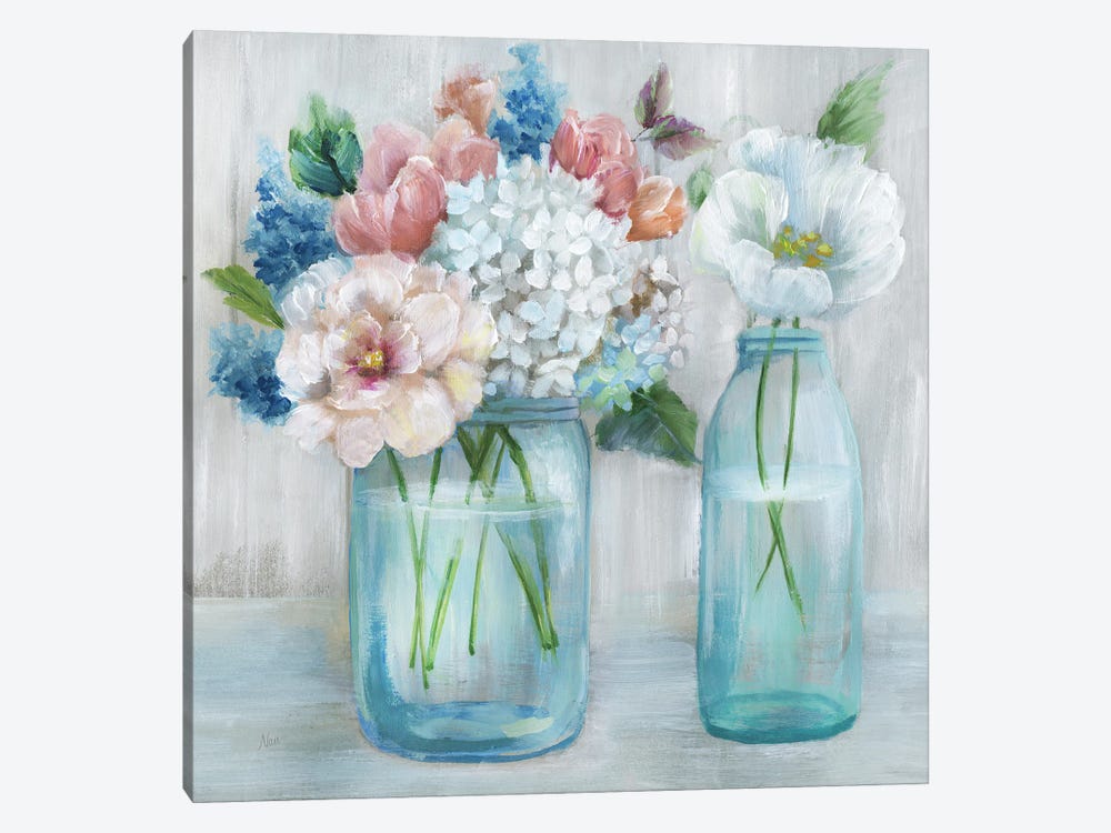 Country Bouquet by Nan 1-piece Canvas Artwork