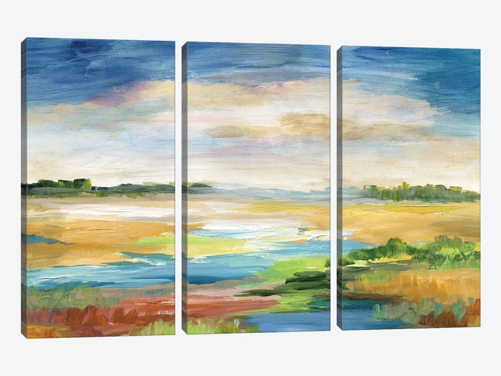 Distant Inlet by Nan 3-piece Canvas Art
