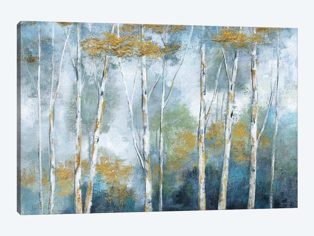 Indigo Forest by Nan 1-piece Canvas Print