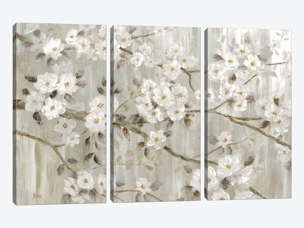 Neutral Spring by Nan 3-piece Canvas Print