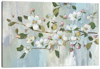 Painterly Blossoms Canvas Art Print - Nan