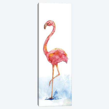 Flamingo Splash II Canvas Print #NAN66} by Nan Canvas Wall Art