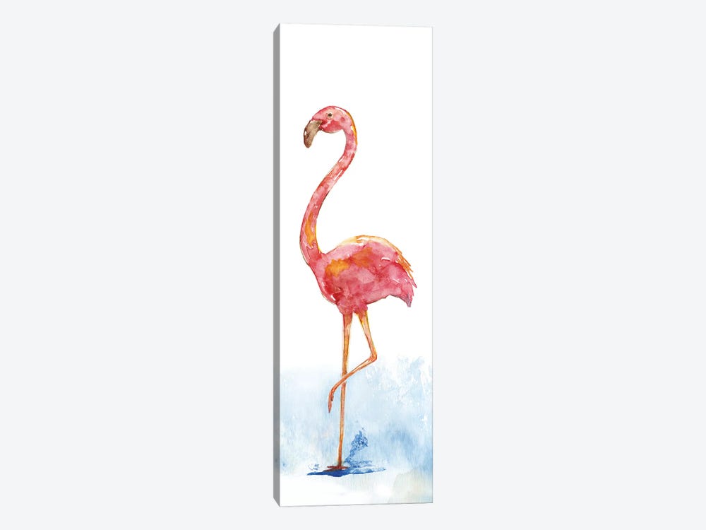 Flamingo Splash II by Nan 1-piece Canvas Art