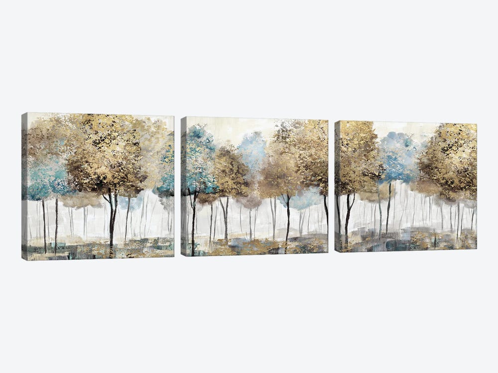 Soft Spring Panoramic by Nan 3-piece Canvas Artwork