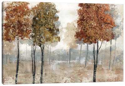Trees of Copper Mountain Canvas Art Print - Autumn Art