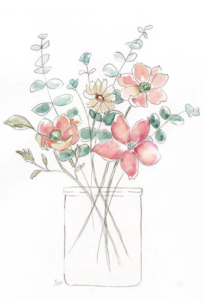 Nan: Whimsical Wildflowers I by Nan