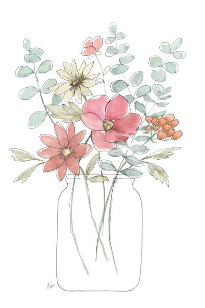 Wildflowers: Whimsical Wildflowers II by Nan