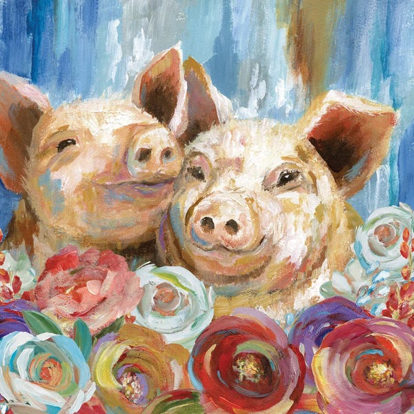 Pigs: Coming Up Roses by Nan