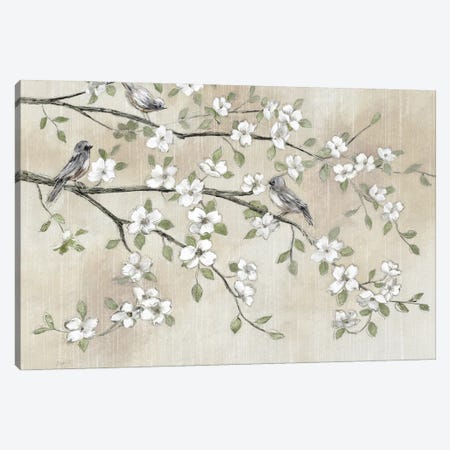 Early Birds And Blossoms Canvas Print #NAN714} by Nan Canvas Art Print