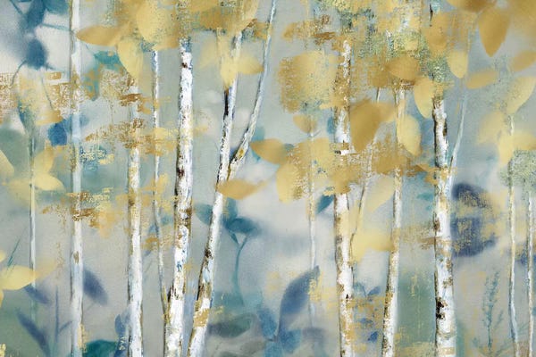 Grandmillenial Decor: Gilded Forest I by Nan