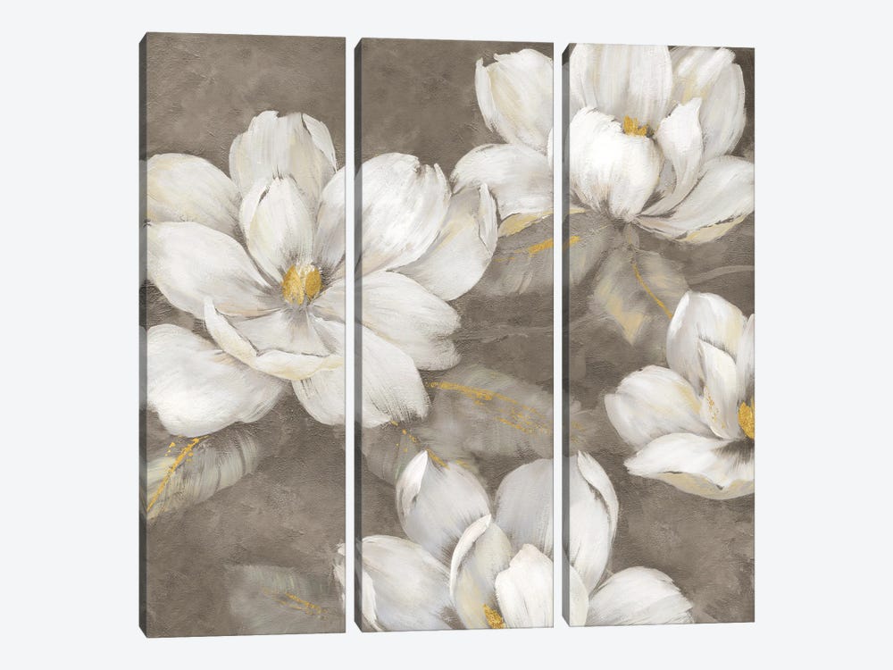 Magnolia Twilight by Nan 3-piece Canvas Art Print