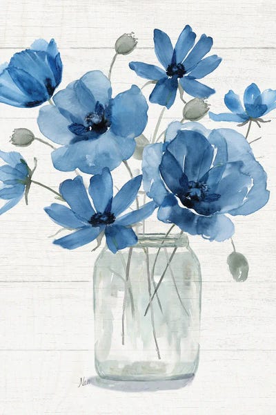 Modern Farmhouse Living Room: Wildflower Bouquet II by Nan