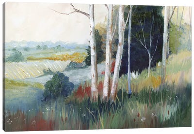 Aspen Ridge Canvas Art Print - Aspen Tree Art
