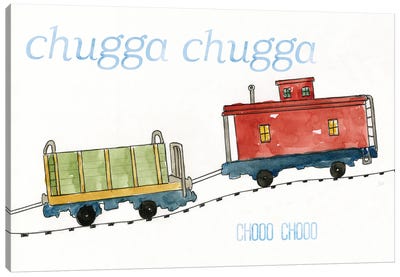 Choo Choo Canvas Art Print - Train Art