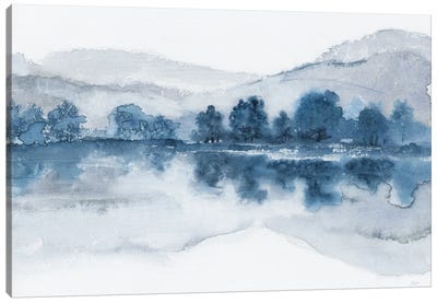 Lake In The Valley Canvas Art Print - Nan