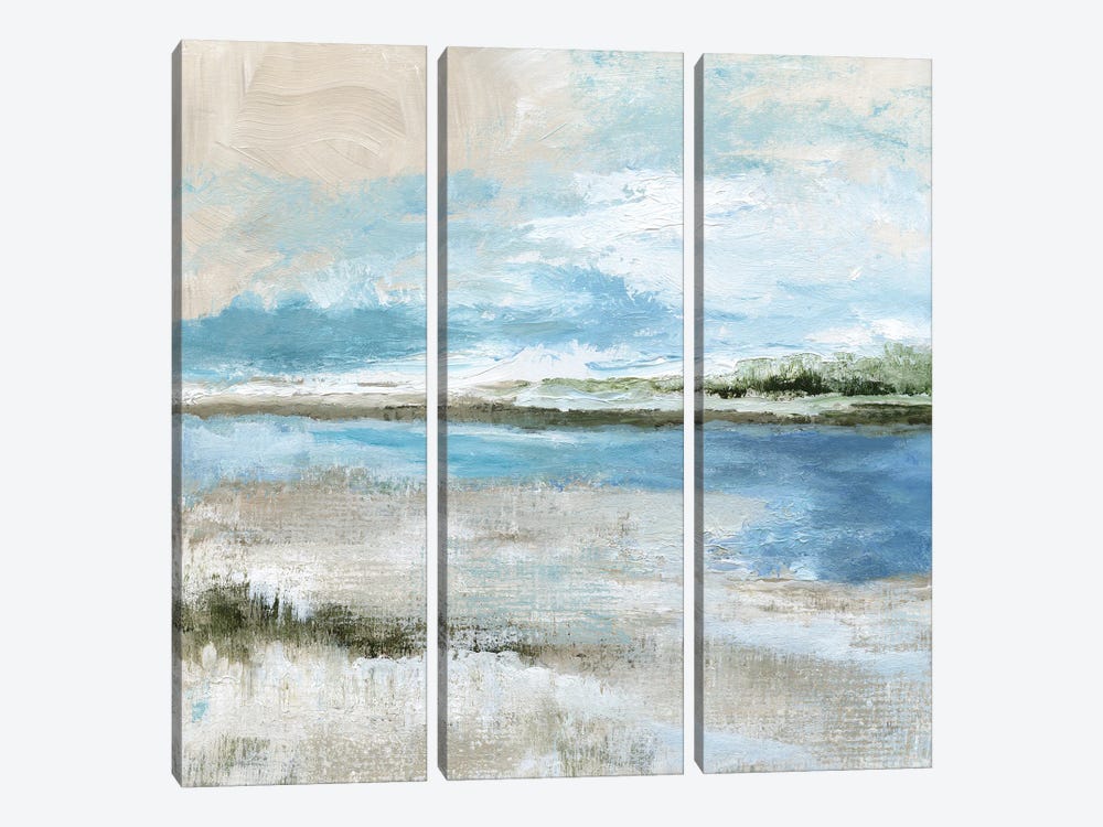 Sweeping Inlet by Nan 3-piece Canvas Print