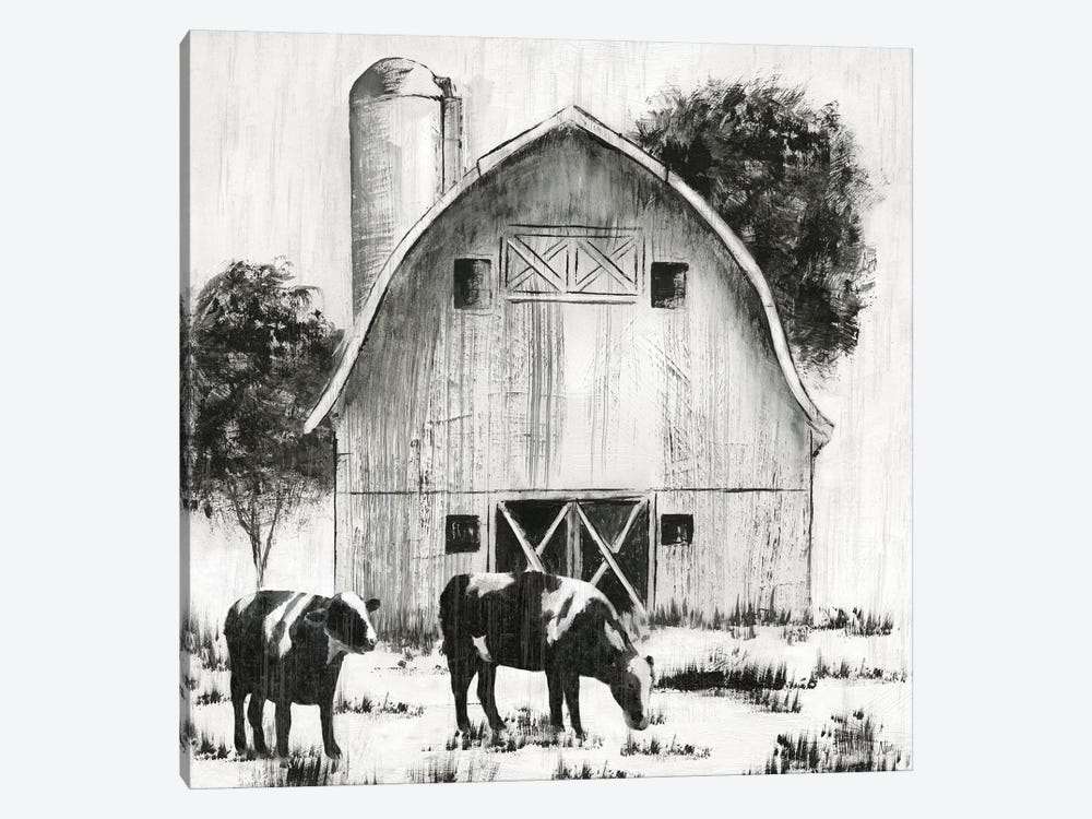 Country Cows by Nan 1-piece Canvas Art Print