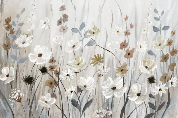 Big Prints & Large Wall Art - Canvas Prints: Misty Meadow Field by Nan