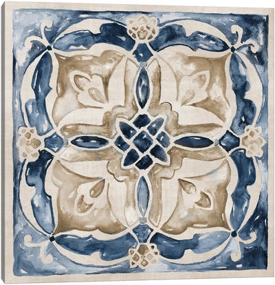 Moroccan Tile III Canvas Art Print - Mediterranean Décor