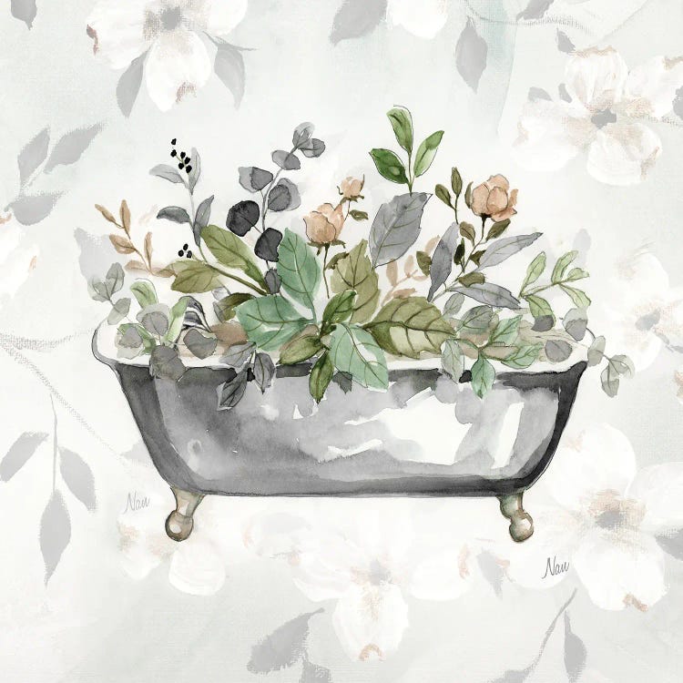 Soft Floral Tub I