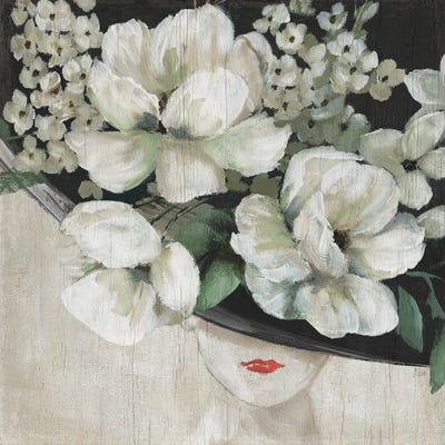 Floral Fantasy Hat by Nan canvas print