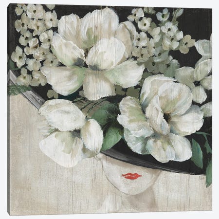 Floral Fantasy Hat Canvas Print #NAN783} by Nan Art Print