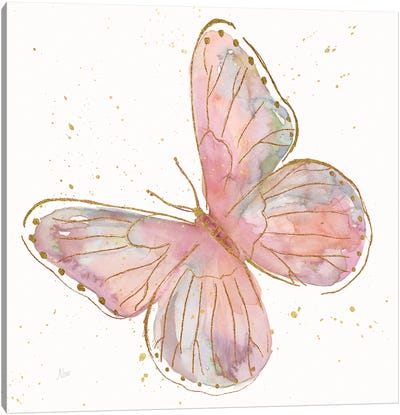 Blush Butterfly I Canvas Art Print - Nan