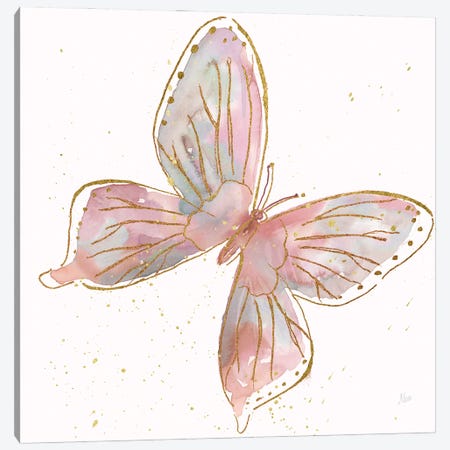 Blush Butterfly II Canvas Print #NAN787} by Nan Canvas Art