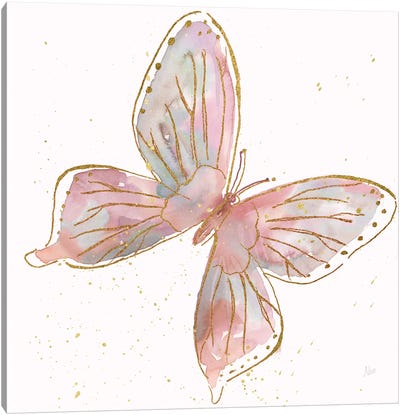 Blush Butterfly II Canvas Art Print - Nan