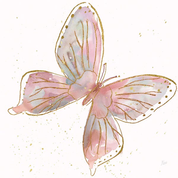 Nan: Blush Butterfly II by Nan