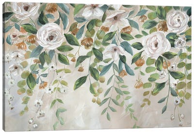 Cascading Blooms Canvas Art Print - Nan