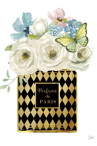 Perfume Bottles: Harlequin Floral Perfume by Nan