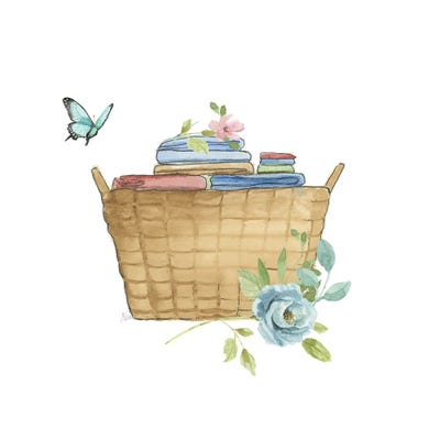 Laundry Basket by Nan art print